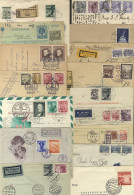 1893-1936 Covers (52) Incl. 1893 Pneumatic Postcard, 1905 Card With Pribram-Editz/620 TPO Cancel, 1906 & 1910 Cards With - Other & Unclassified