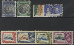 1931-46 2s & 3s Perf SPECIMEN, M SG.131s/2s, 1935 Jubilee Set Perf SPECIMEN, Patchy Toned Gum, SG.141s/144s, 1937 Corona - Other & Unclassified