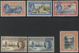 1938 Set Of Three Perf SPECIMEN, Fine M (odd Short Perf), SG.158s/160s, 1946 Victory Set Perf SPECIMEN, Fine M (gum Slig - Other & Unclassified