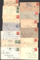 SHIP ISSUE COVERS 1905-35 Envelopes (27), Cards (3) And A Front With Local Frankings (6, Incl. PPC With ½d Tied By 'PARC - Other & Unclassified