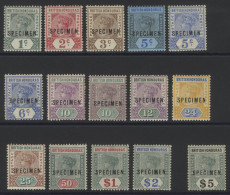 1891-1901 CCA Set Optd SPECIMEN, Fine M, SG.51s/65s, Cat. £450 - Sonstige & Ohne Zuordnung