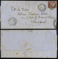 Internal Mail 1869 (3 Nov) Entire From Cape Town To Rondebosch And Redirected To Newlands, Bearing 1868 4d On 6d, Tied B - Altri & Non Classificati