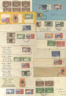 Group Of 1930's Covers Bearing Justices Or Pictorial Issue Adhesives Incl. 'Panton' Covers Additionally Bearing Issues O - Andere & Zonder Classificatie