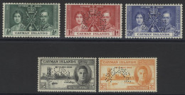 1937 Coronation & 1946 Victory Sets Perf SPECIMEN, Fine M, SG.112s/4s & 127s/8s. (5) Cat. £260 - Altri & Non Classificati