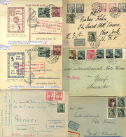 Airmail Covers - Interesting Lot Of Mainly 1930's Flown Covers, Mostly Commercial But Attractive 1927 Pair Of Commemorat - Sonstige & Ohne Zuordnung