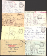 BOHEMIA & MORAVIA 1940-42 Lot Of Stampless RP Commercially Used Picture Postcards Used To Austria With Regiments Cachets - Other & Unclassified