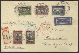 1932 Air Post Exhibition Set Of Five (SG.221/5) On Exhibition FDC Flown To Berlin, Cover Bears A Few Tone Spots, Basic S - Altri & Non Classificati