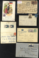 C1902-40 Inland & Foreign Mail Incl. PPC's, Huge Variety Of Frankings Incl. Good Sowers, (additional Cinderella Labels N - Otros & Sin Clasificación
