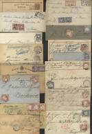 1872-1900 Empire Period Range Of Covers, Cards & Postal Stationery Items Showing Many Attractive Vals, Usages & Postal M - Autres & Non Classés