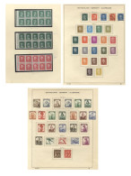 1920-45 M & U Collection On Schaubek Printed Leaves Incl. 1920-21 To 5m (2), 20m (2) U (Cat. £328), 1922 Fund Set U (Cat - Otros & Sin Clasificación