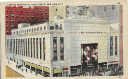 USA  Postal Card  Airlines Terminal,42nd Street, New York City Unused Card - Grand Central Terminal