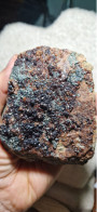 Minerali Liguri Granato Titanite Hessonite Passo Del Faiallo Italia 186 Gr 8cm - Mineralien