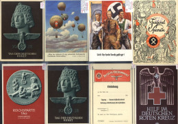 THIRD REICH Propaganda Postcards Miscellany - 1938 Munich Putsch Card, 1937 Gordon Bennett Balloon Race, Chamberlain/Chu - Other & Unclassified