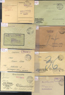 ALLIED OCCUPATION Stampless Cash-paid Covers C1945-47 With A Wide Variety Of ‘Gebuhr Bezahlt’ And Similar H/stamps With  - Otros & Sin Clasificación