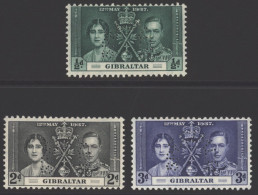 1937 Coronation Set Perf SPECIMEN, M (hinge Remnants), SG.118s/20s. (3) Cat. £190 - Sonstige & Ohne Zuordnung