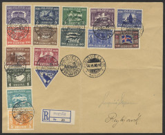 1930 Reg Cover From Pingvellir 26.6.30 To Reykjavik Bearing The Parliament Millenary Celebration Set Of 16 Complete, Tie - Autres & Non Classés