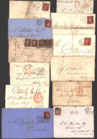 1789-1919 Miscellaneous Selection Of Covers, Cards & Pieces (2) With A Variety Of H/stamps Incl. 1787 'IRELAND,' 1840 Bo - Sonstige & Ohne Zuordnung