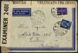 WWII UNDERCOVER MAIL Thomas Cook PO Box 506, 1942 Cover From Italy With Both Italian & British Censorship: Scarcer Origi - Other & Unclassified