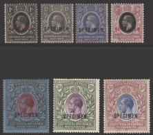 EAST AFRICA & UGANDA 1912-21 CCA 1c To 5r (7 From Set Of 17) Incl. 2r, 3r & 5r, Large Part O.g, Some Minor Toning, SG.44 - Sonstige & Ohne Zuordnung