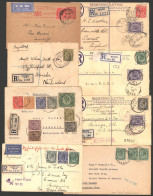 Selection Of Covers/cards (chiefly KGV Period) Reg Envelopes With A Variety Of Frankings & Cancellations Incl. 1931 Flow - Autres & Non Classés