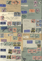 1932-38 Interesting Correspondence To Germany Incl. Postcards & Covers, Most From MOSHI, Single & Mixed Frankings. Attra - Altri & Non Classificati