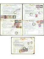 1985-89 Reg Parcel Cards To India Ex Kaifan, Salimiyah, Faihan, Shuaiba Or Qadaseyah Incl. High Value Frankings To 3r. ( - Sonstige & Ohne Zuordnung