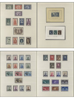 1882-1980 UM, M & U Collection In Three Safe Hingeless Printed Albums Incl. Vol. I 1882-84 To 1fr U, 1914-35 Complete M  - Altri & Non Classificati