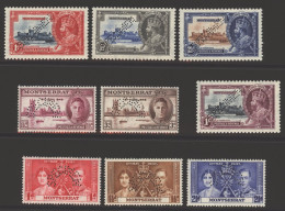 1935 Jubilee, 1937 Coronation & 1946 Victory Sets Perf SPECIMEN, Fine M, SG.94s/7s, 98s/100s, 113s/4s. (9) Cat. £275 - Other & Unclassified