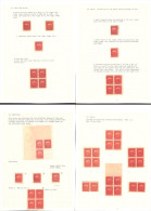 1900 1d Terraces, A Very Slightly Remaindered M Collection With Block Of Six, 4 (7), Irregular Strip Of Three, Pairs (2) - Sonstige & Ohne Zuordnung