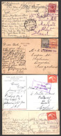 1914-15 Envelope & Cards (4) To England Or New Zealand With All Bearing Egyptian Vals, Three Cancelled By 'N.Z. MILITARY - Other & Unclassified