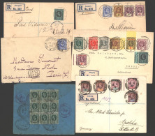 Small Selection Of Covers Incl. 1912 Reg Cover To Germany Bearing KEVII ½d (2), 1d, 2d & 2½d, All Tied By 'LOKOJA' C.d.s - Sonstige & Ohne Zuordnung