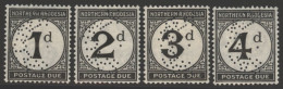 1929-52 Postage Due Set M, SG.D1s/4s. (4) Cat. £190 - Altri & Non Classificati