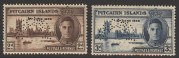 1946 Victory Set Perf SPECIMEN, M (gum Toned), SG.9s/10s. Scarce. Cat. £400 - Autres & Non Classés