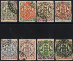 1897 ½d To £1 Arms Set FU, SG.66/73, Cat. £225 (8) - Other & Unclassified