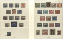 1918-59 U Collection In A Lindner Album With Better Noted Incl. 1921 25m And The Surcharge Set, 1922 To 5f, 1948 Flood R - Altri & Non Classificati