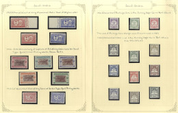 1949-63 Mainly UM (few M) Collection On Leaves Incl. 1949 Airs To 20g, 1950 Visit Set (2), 1950 Capture, 1951 King Tahal - Sonstige & Ohne Zuordnung
