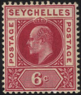 1903 CCA 6c Carmine Showing The 'dented Frame' Variety M, SG.48a, Cat. £275 (1) - Sonstige & Ohne Zuordnung