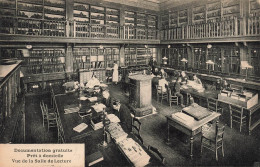FRANCE - Bibliothèque Forney - Documentation Gratuite - Vue De La Salle De Lecture - Carte Postale Ancienne - Autres & Non Classés