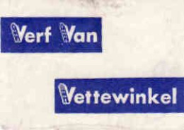 Dutch Matchbox Label, Amsterdam - Verffabrikant VETTEWINKEL, Verf Van Vettewinkel, Holland, Netherlands - Boites D'allumettes - Etiquettes