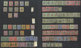 1901-12 M & U Slightly Duplicated Collection/accumulation Incl. 1901 To 1s, 1903-04 To 5s M (Cat. £231), 1907-11 To 5s W - Other & Unclassified