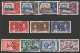 1935 Jubilee Set, 1937 Coronation Set & 1947 Royal Visit Set, All Perf SPECIMEN M, Cat. £420 - Other & Unclassified