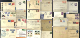 C1920's-50's Bundle Of Commercial & Philatelic Covers With A Range Of Attractive Frankings, Many With Labels And Special - Other & Unclassified