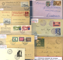 Military Covers & Cards Etc Incl. Two Scarce 1923-24 Military Flight Covers, Cards With Military Cachets, WWII Censored  - Other & Unclassified