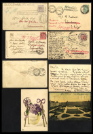 Instructional Markings 1901 Envelope From India To Johannesburg, 1907 PPC From England And 1908 PPC From Austria, Each S - Autres & Non Classés