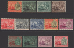 1922-28 MCCA & MSCA Set Optd SPECIMEN Large Part O.g. Fresh Appearance, SG.216s/229s, Cat. £400 (13) - Other & Unclassified