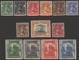 1936 New Currency Set Perf SPECIMEN, M, Gum Toned, SG.310s/22s, Cat. £275 (13) - Sonstige & Ohne Zuordnung