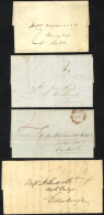 UNIFORM 4d POST 1839 EL's With M/s ‘4’[d] Charges Of The Experimental Period Incl. EL With Red ‘4’ And PAID/AT/MANCHESTE - Altri & Non Classificati