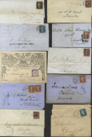 MISCELLANY Incl. 1840 1d Pl.2 CG On EL From Birmingham To London, Clear Profile With Four Margins, 1841 1d Covers (6), 1 - Andere & Zonder Classificatie