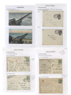 DURHAM - SALTBURN-BY-THE-SEA 1869-1975 Collection Of 100+ Items Written Up In Protectors Within A Ring File Incl. Numero - Other & Unclassified