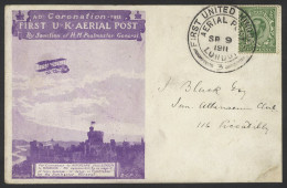 Privilege Postcard Printed In Violet (good Corner Repair) Addressed To The Athenaeum Club, London; KGV ½d Stamp Cancelle - Autres & Non Classés